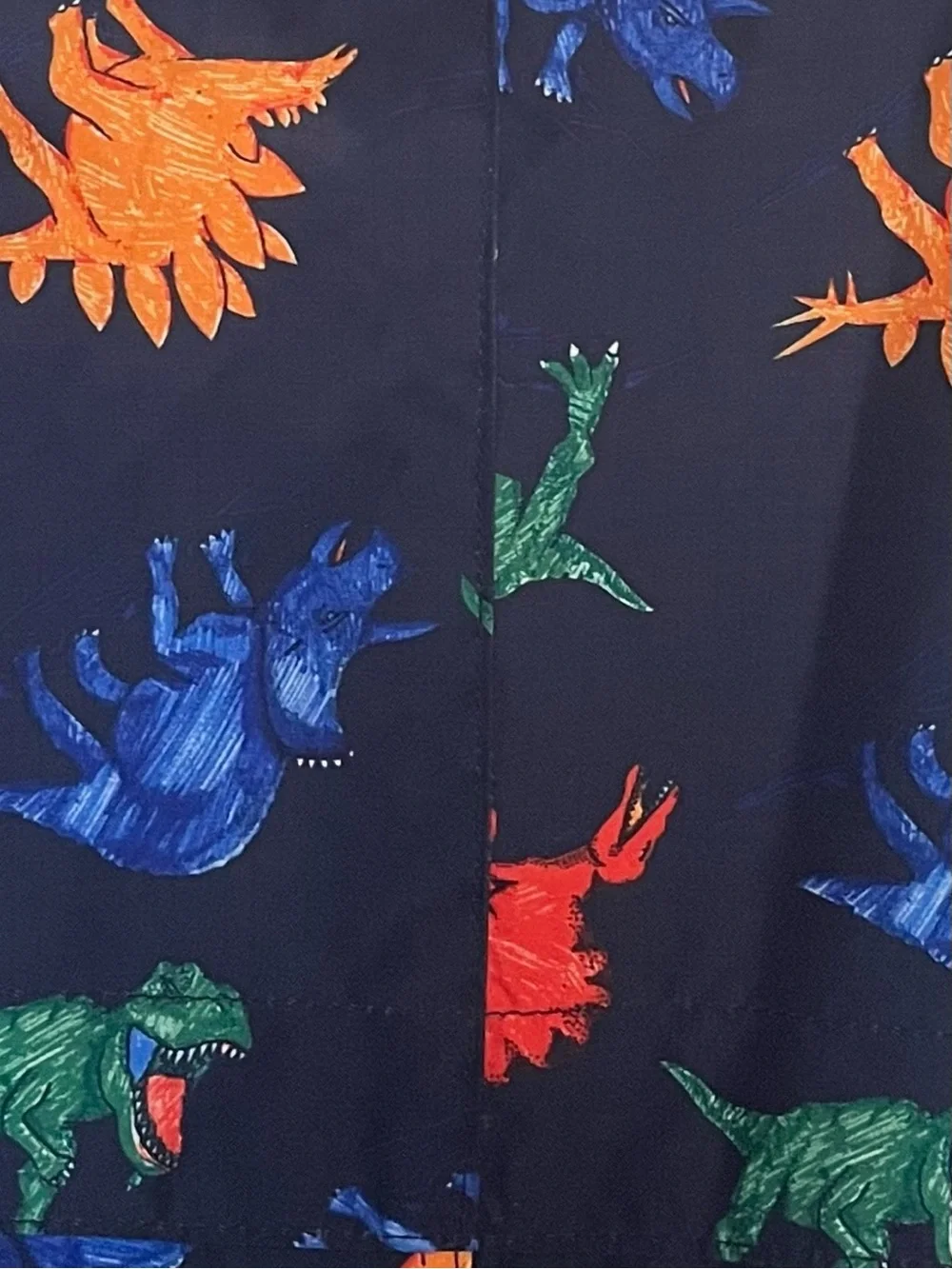 The Children's Place Navy Dinosaur Snow Bib & Gloves Set with Dino Print 3T